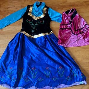 Women’s Princess Anna Costume Dress and Shawl